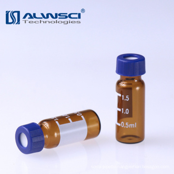 2ml 9-425 glass containersr amber Glass Vials 9mm screw thread vial for Agilent
